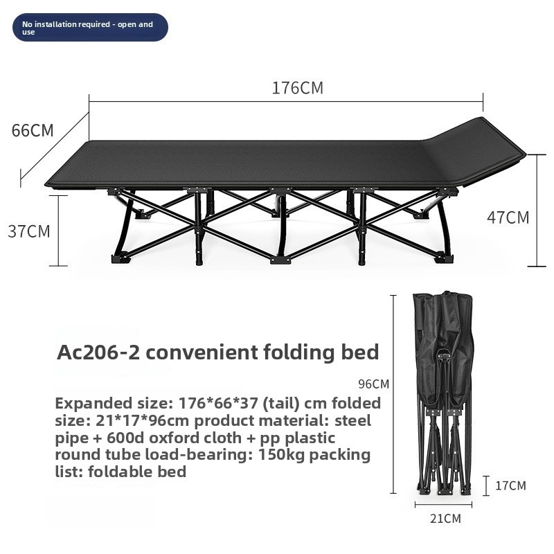 Outdoor Camping Solo - Outdoor Camping Folding Bed Easy Portable