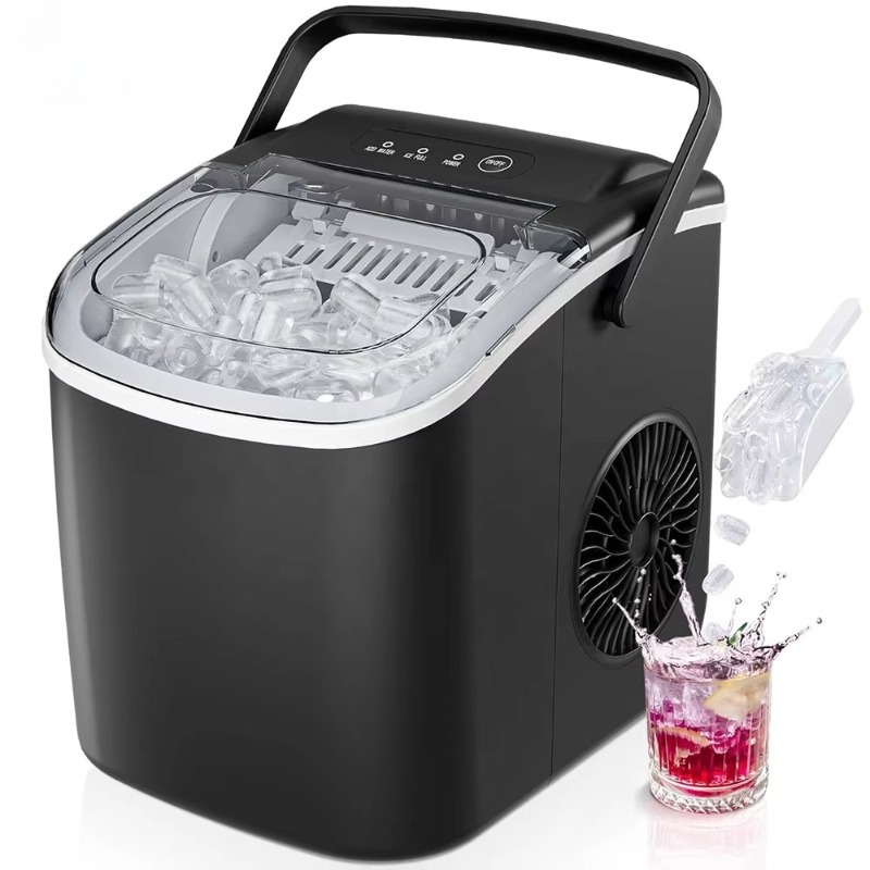 Outdoor Camping Kitchen - Portable Countertop Ice Maker Machine with