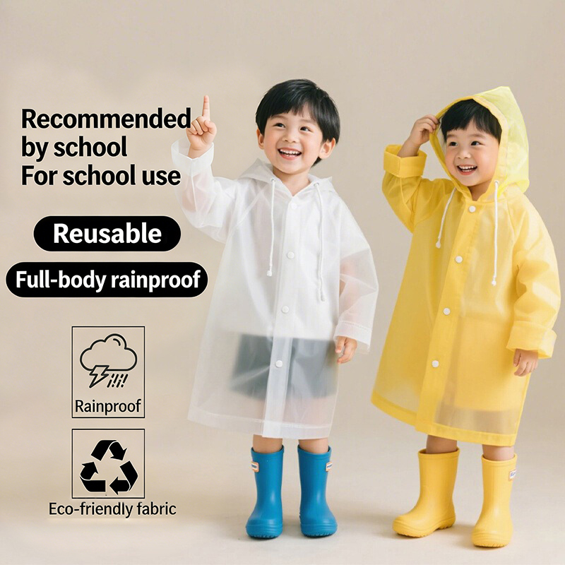 Disposable Raincoat for Kids E - Camping Rain Poncho review and price