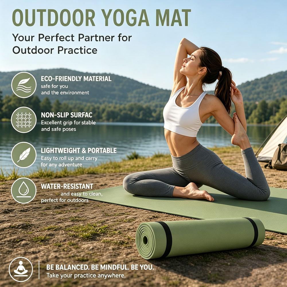 Non Slip EVA Yoga Mat Lightwei - Outdoor Camping Rug Waterproof review and price