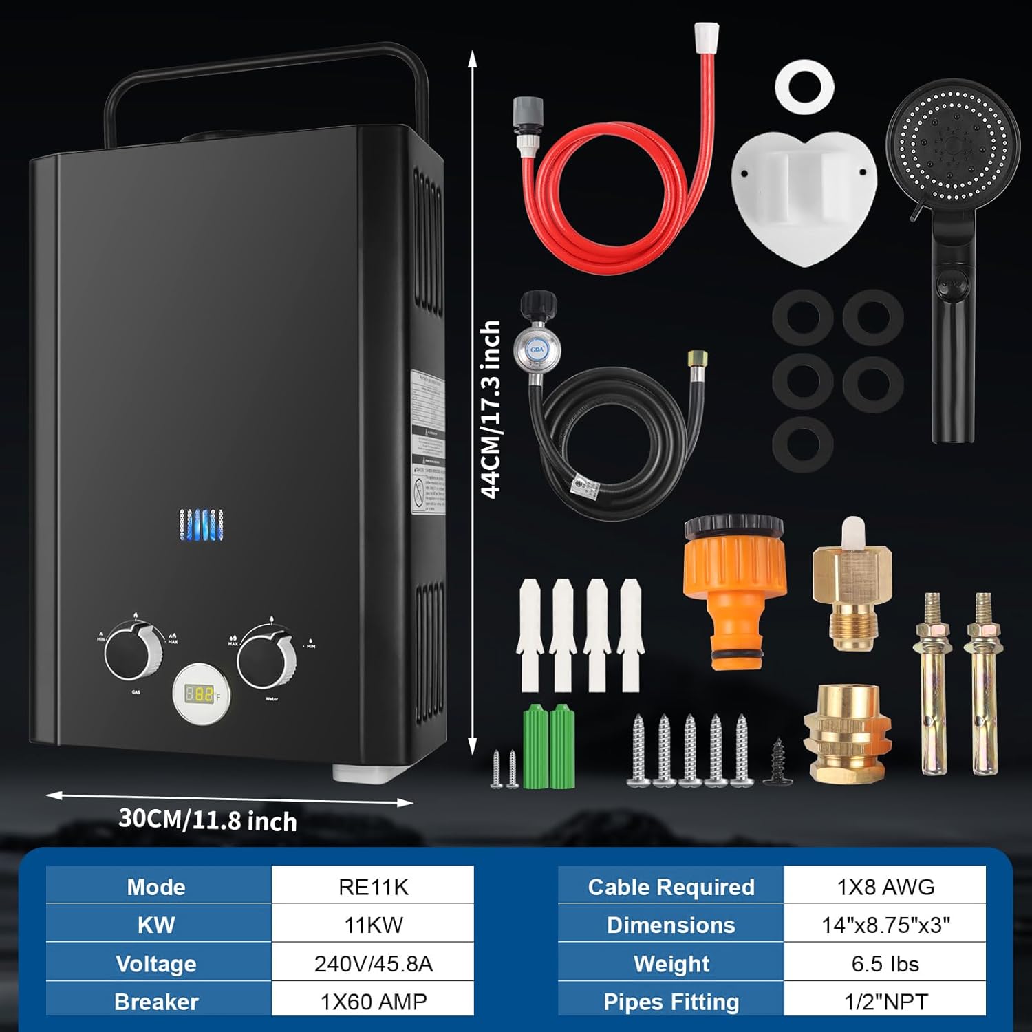 Tankless Water Heater Propane, - Outdoor Camping Water Heater review and price
