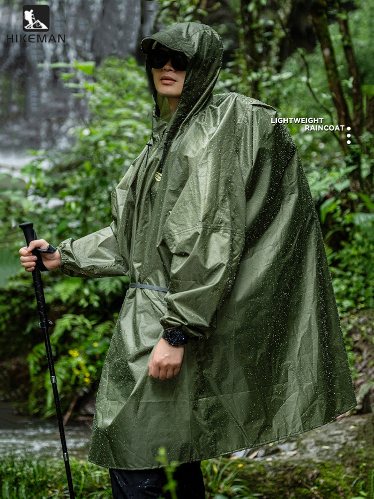 Ultralight Zipper Raincoat 210 - Camping Rain Poncho review and price
