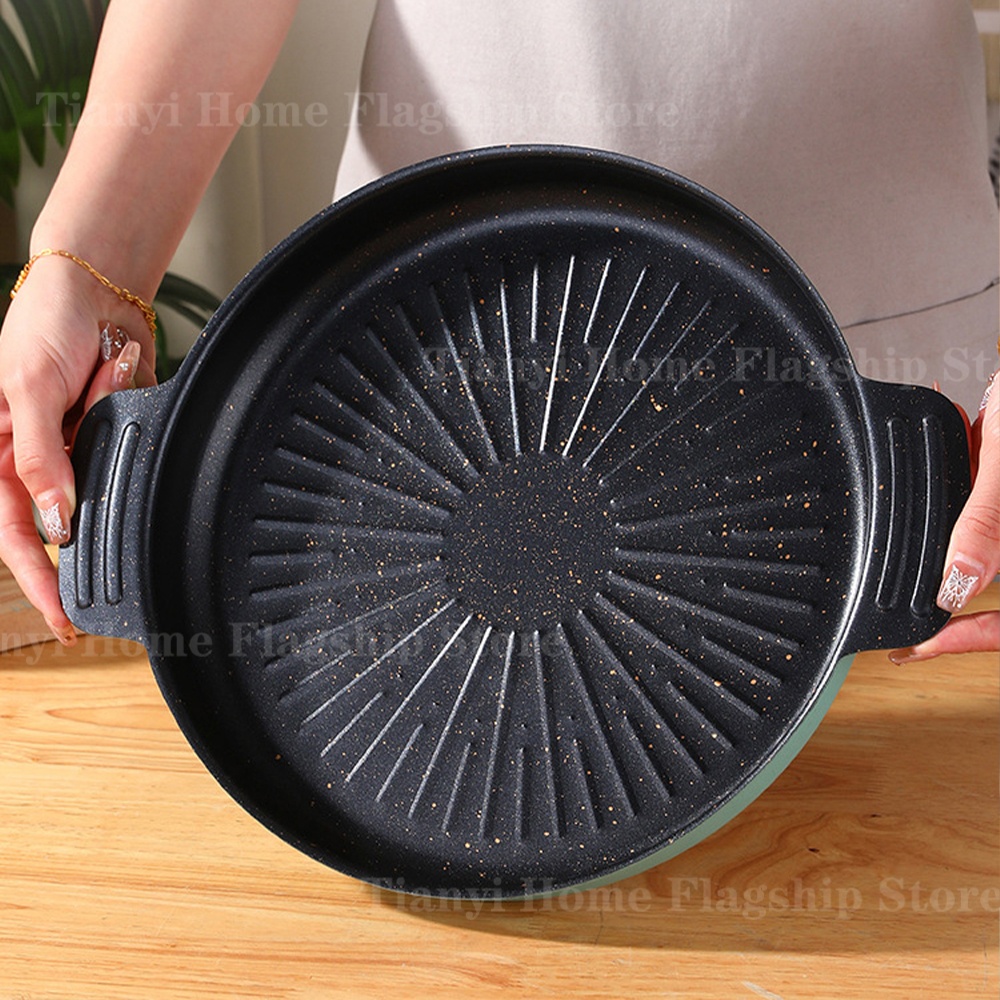 Grill Pan Round Non-Stick Barb - Outdoor Camping Kitchen review and price