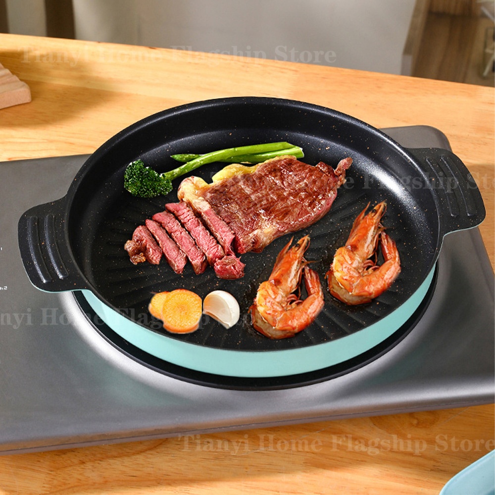 Grill Pan Round Non-Stick Barb - Outdoor Camping Kitchen review and price