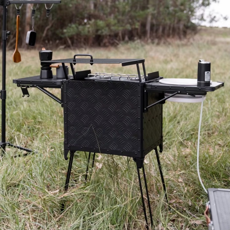 All-In-One Foldable Outdoor Ca - Outdoor Camping Kitchen With Sink review and price