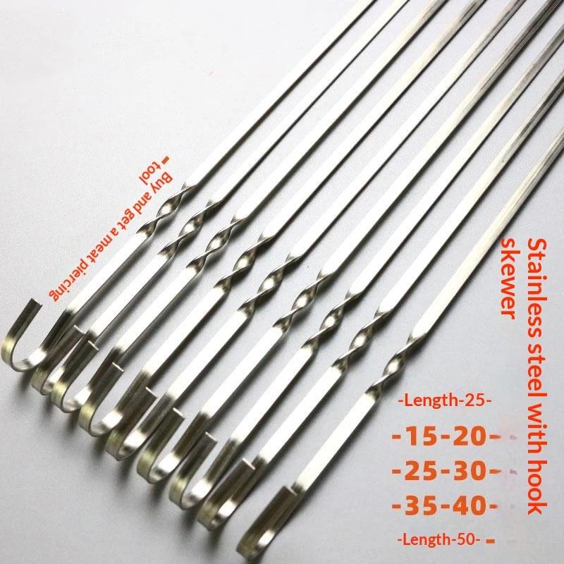 BBQ Skewers Stainless Steel 40 - Outdoor Camping Kitchen review and price