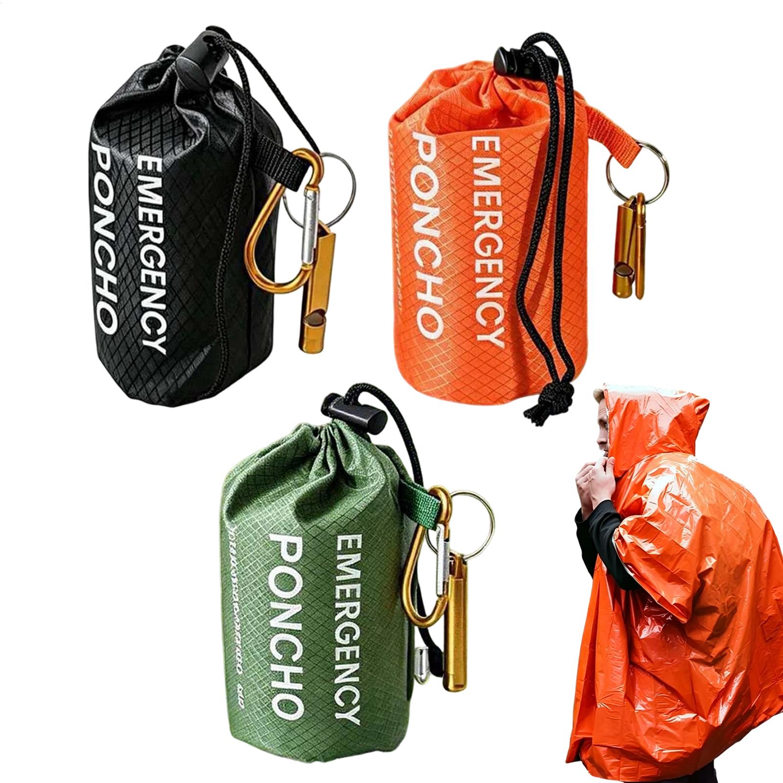 3pcs Survival Emergency Rain P - Camping Rain Poncho review and price