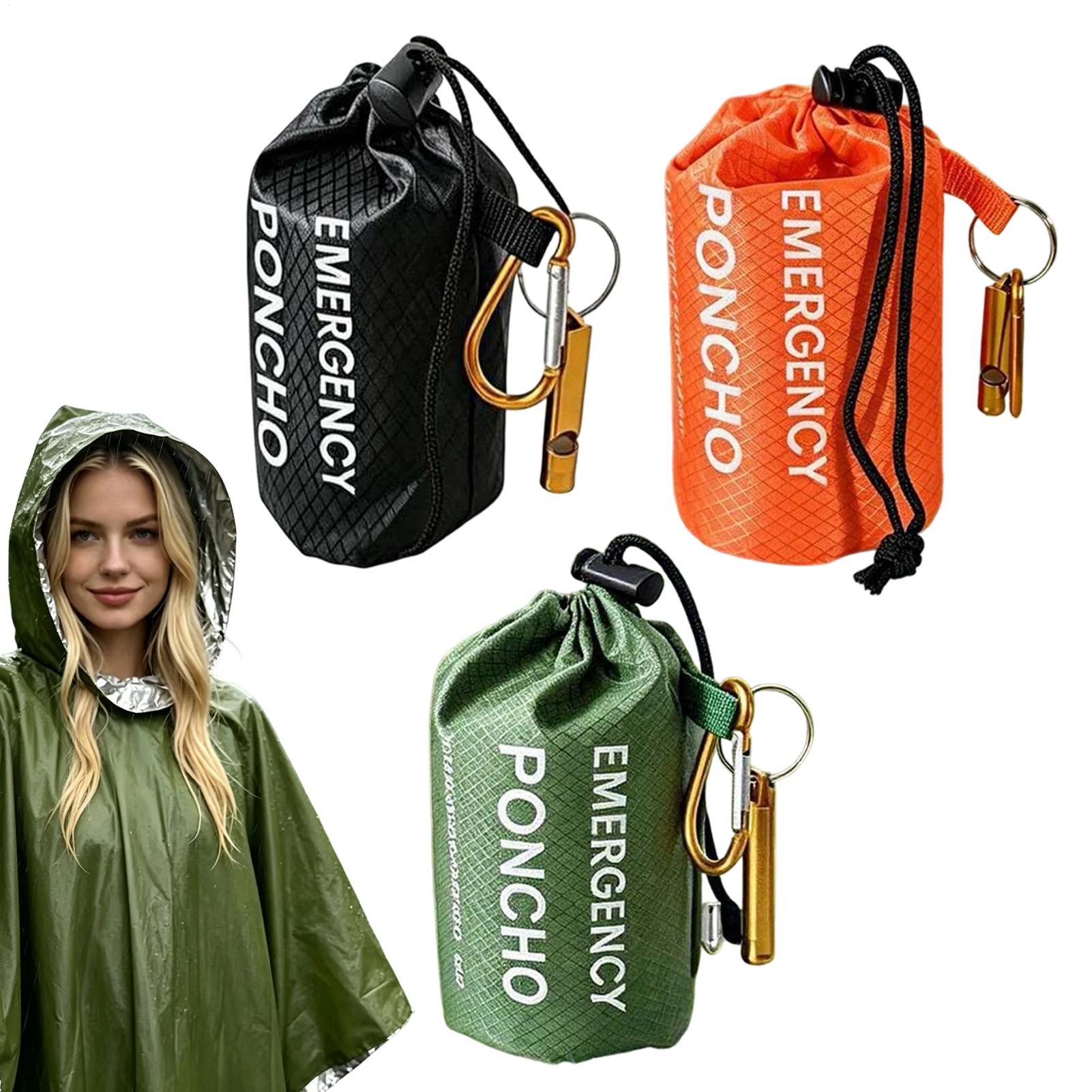3pcs Survival Emergency Rain P - Camping Rain Poncho review and price