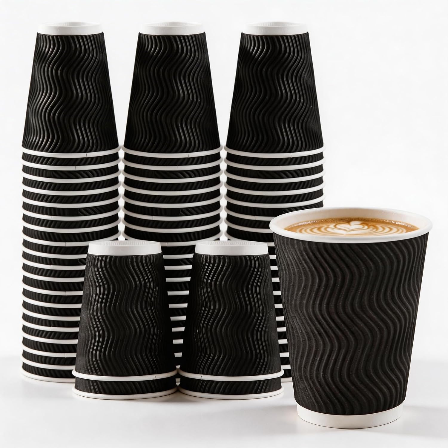 50 Pack 12oz Ripple Wall Dispo - Outdoor Camping Wallpaper review and price