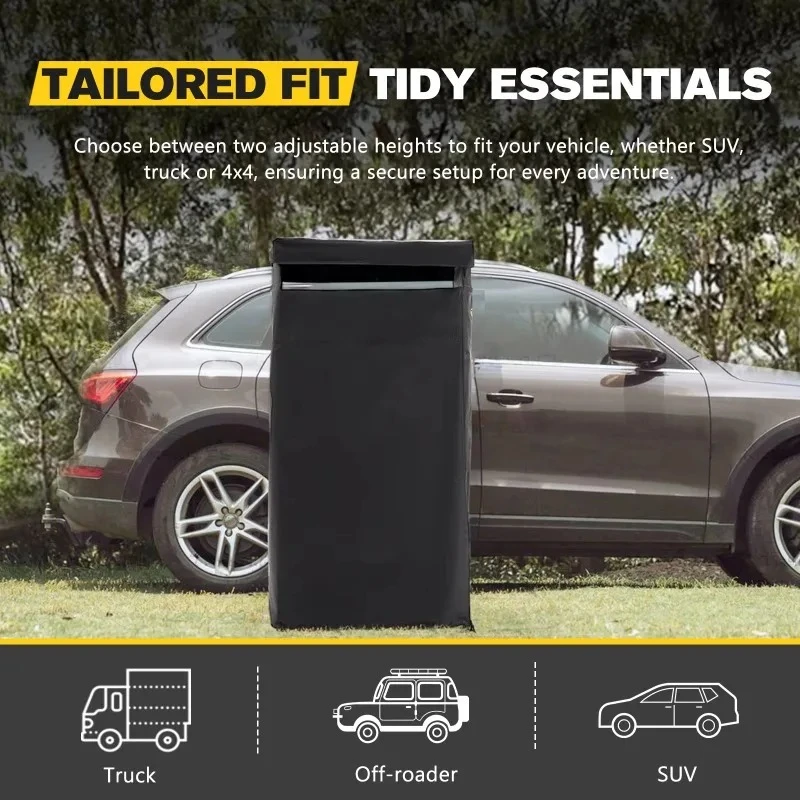 Adjustable Height Car Side Toi - Outdoor Camping Toilet review and price