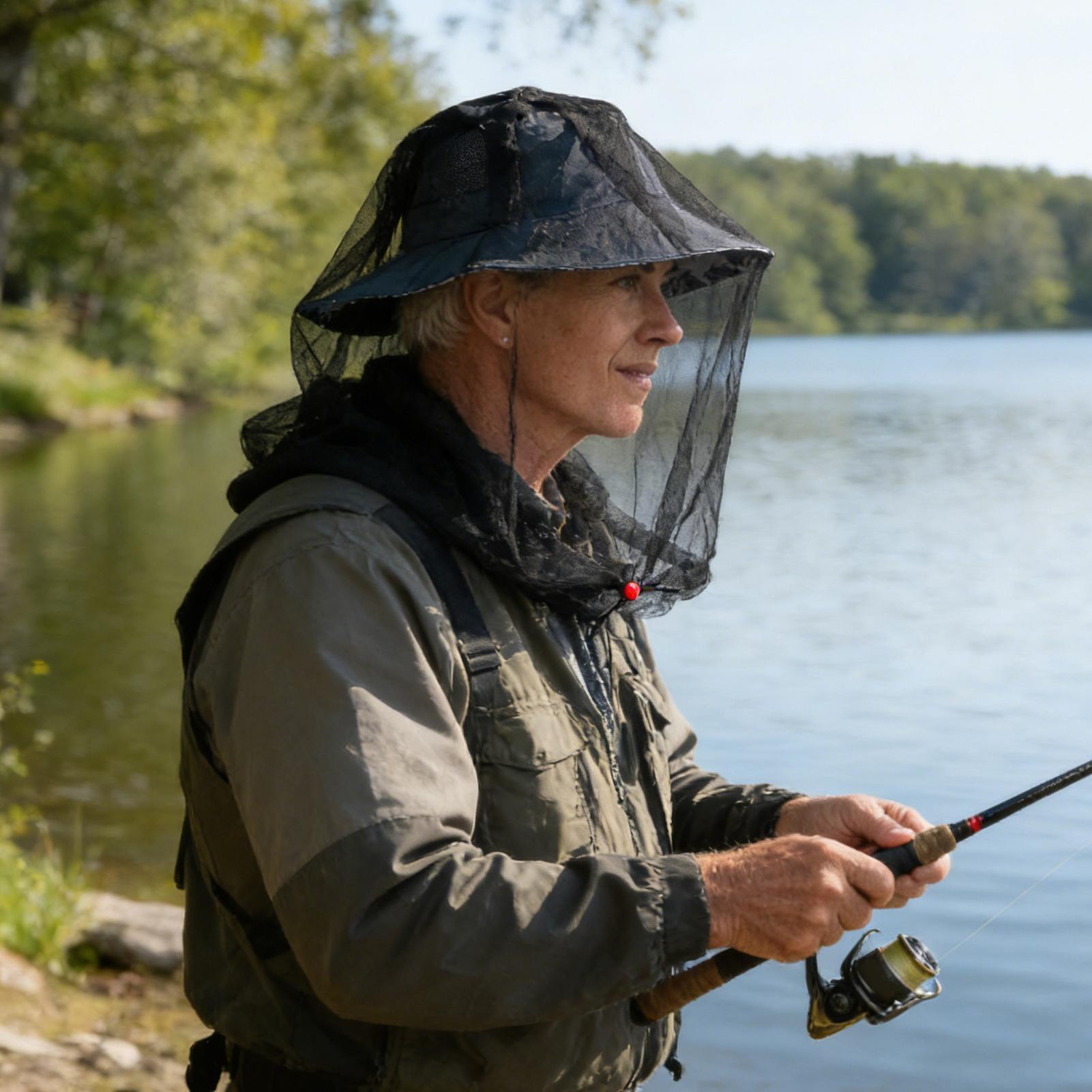 Breathable Fly Head Net With D - Outdoor Camping Bug Zapper review and price