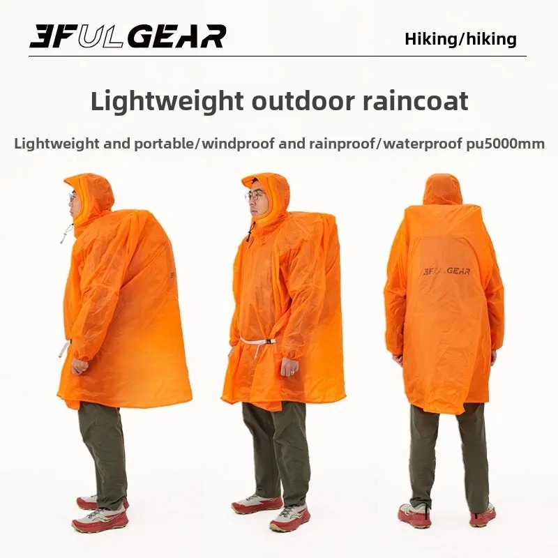 Ultralight Rain Poncho 3F UL G - Camping Rain Poncho review and price