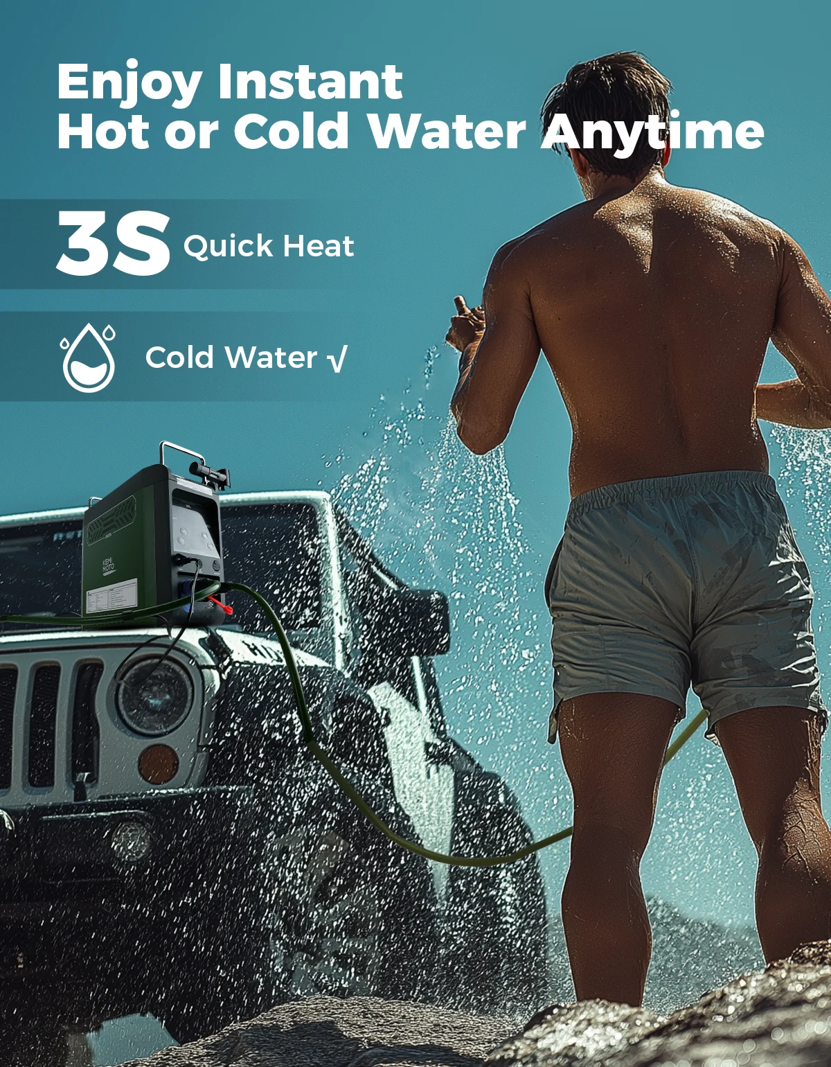 UTV 3s Instant Hot 20,000 BTU  - Outdoor Camping Water Heater review and price