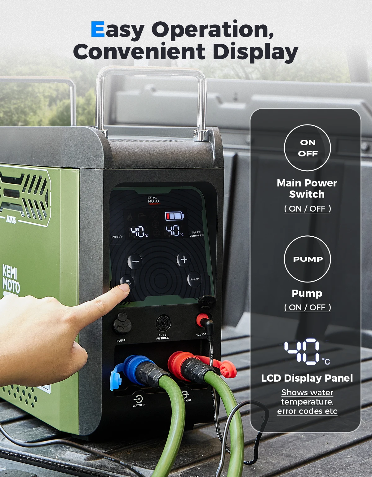 UTV 3s Instant Hot 20,000 BTU  - Outdoor Camping Water Heater review and price