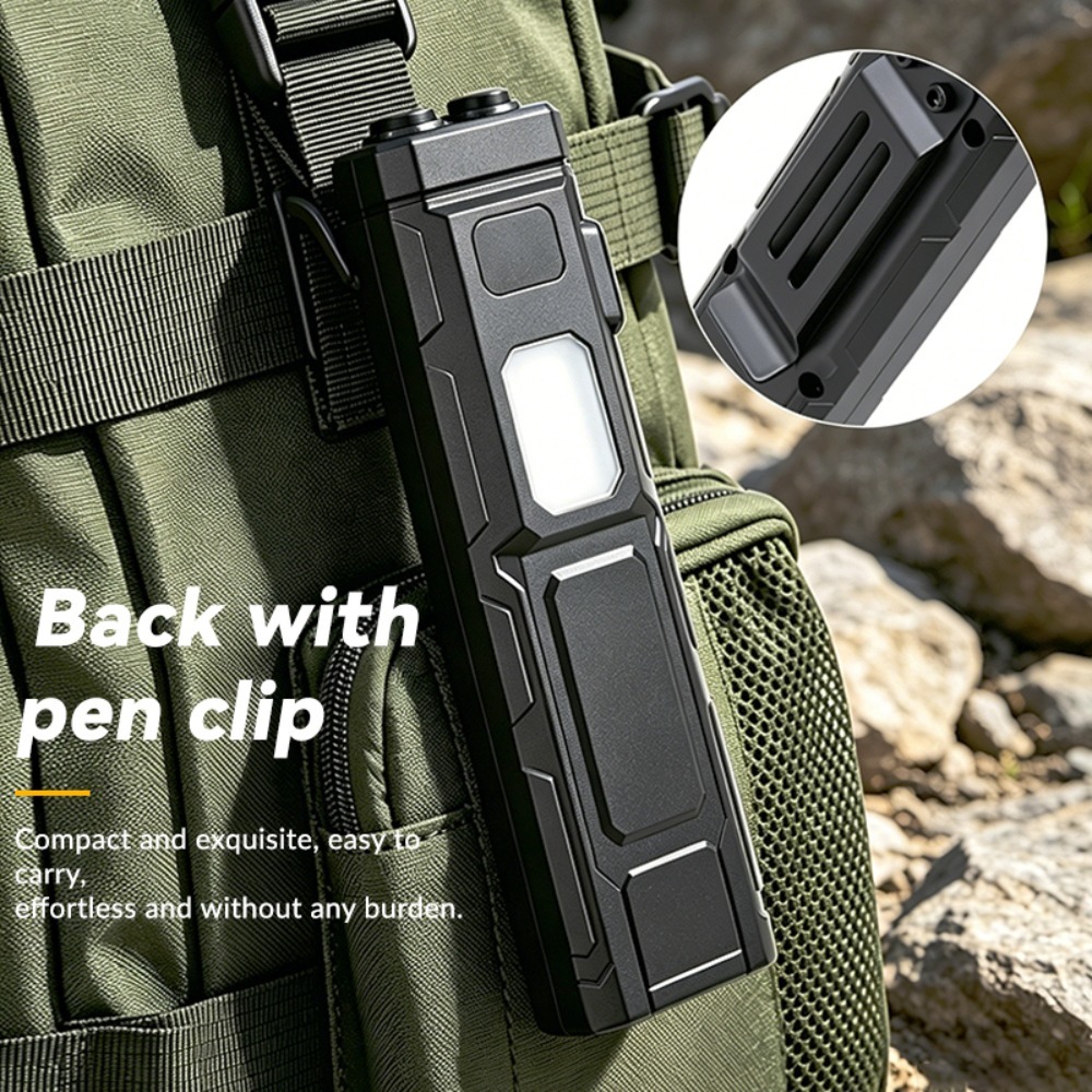 COB LED EDC Flashlight Pen‑Cli - Outdoor Camping Lights review and price