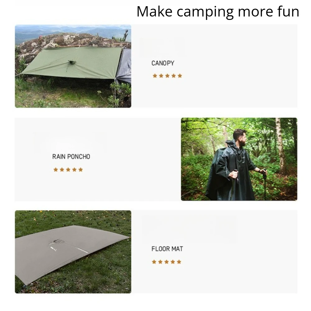 2026 For Camping Hiking 3-in-1 - Camping Rain Poncho review and price