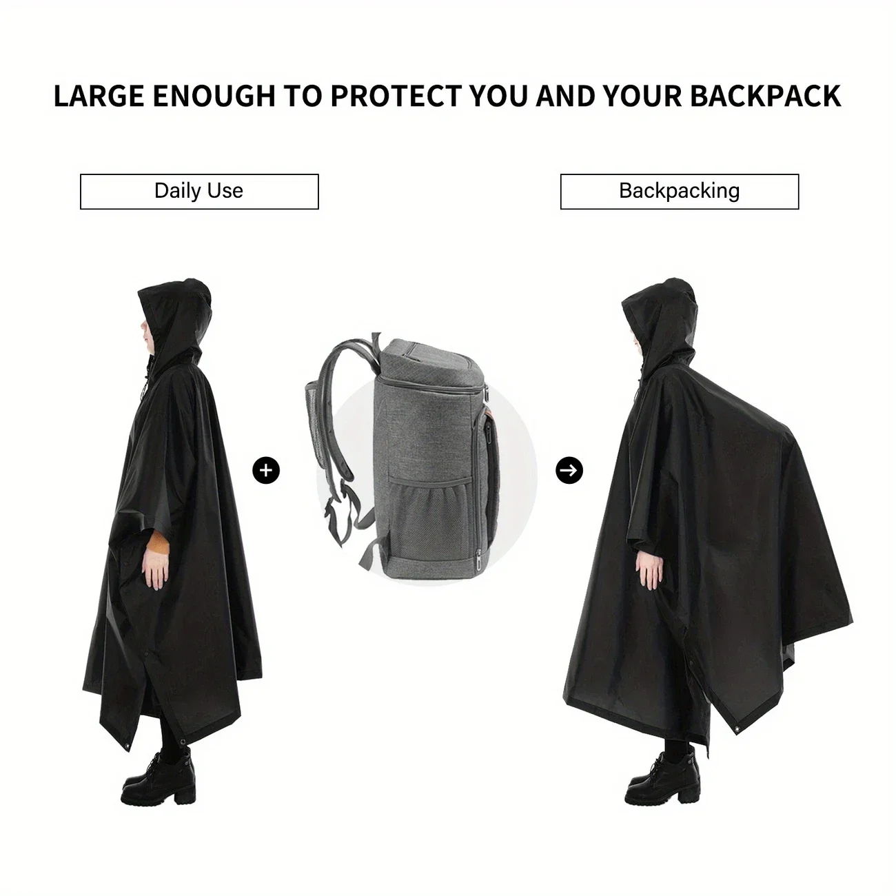 2026 For Camping Hiking 3-in-1 - Camping Rain Poncho review and price
