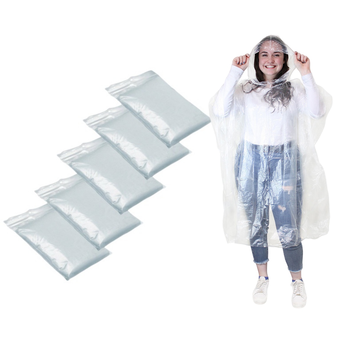 12Pcs Disposable Waterproof Ra - Camping Rain Poncho review and price