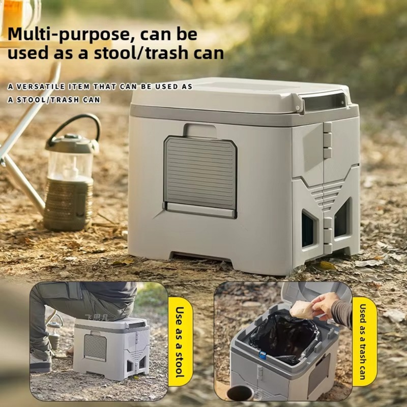 Adult Odor-Proof Folding Campi - Outdoor Camping Toilet review and price