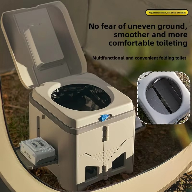 Adult Odor-Proof Folding Campi - Outdoor Camping Toilet review and price