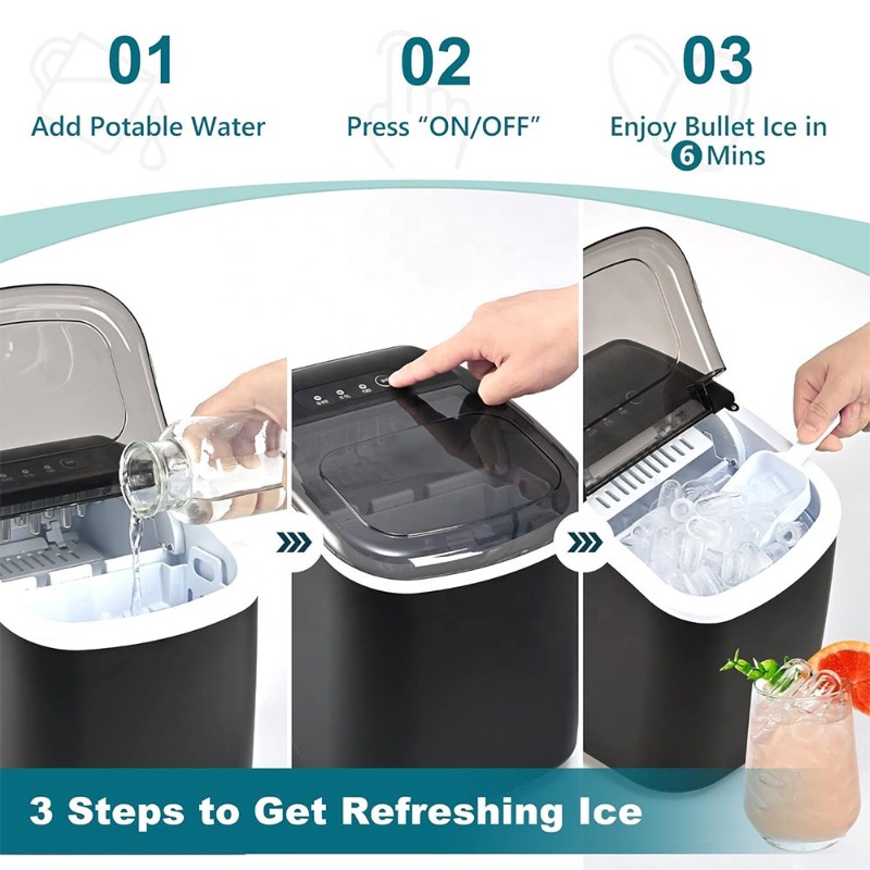 Portable Countertop Ice Maker  - Outdoor Camping Kitchen review and price