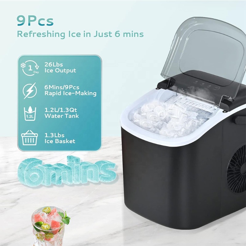 Portable Countertop Ice Maker  - Outdoor Camping Kitchen review and price
